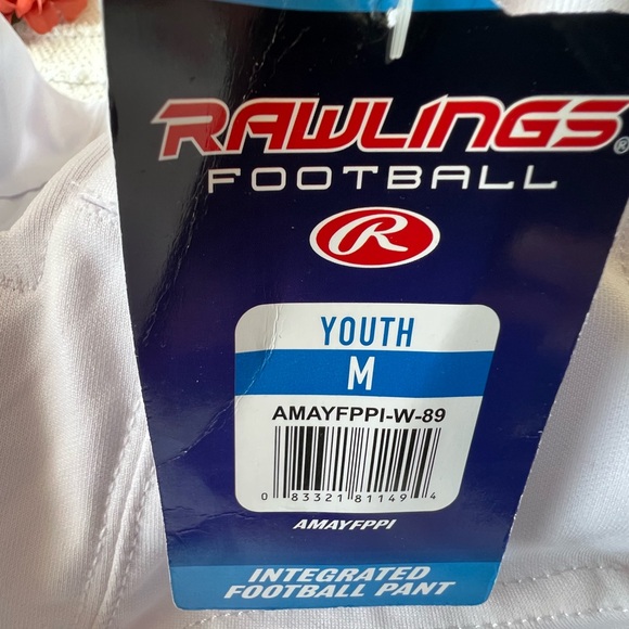 RAWLINGS FPPI Lightweight Football Pants Integrated Pads Practice- Size M - Picture 6 of 6